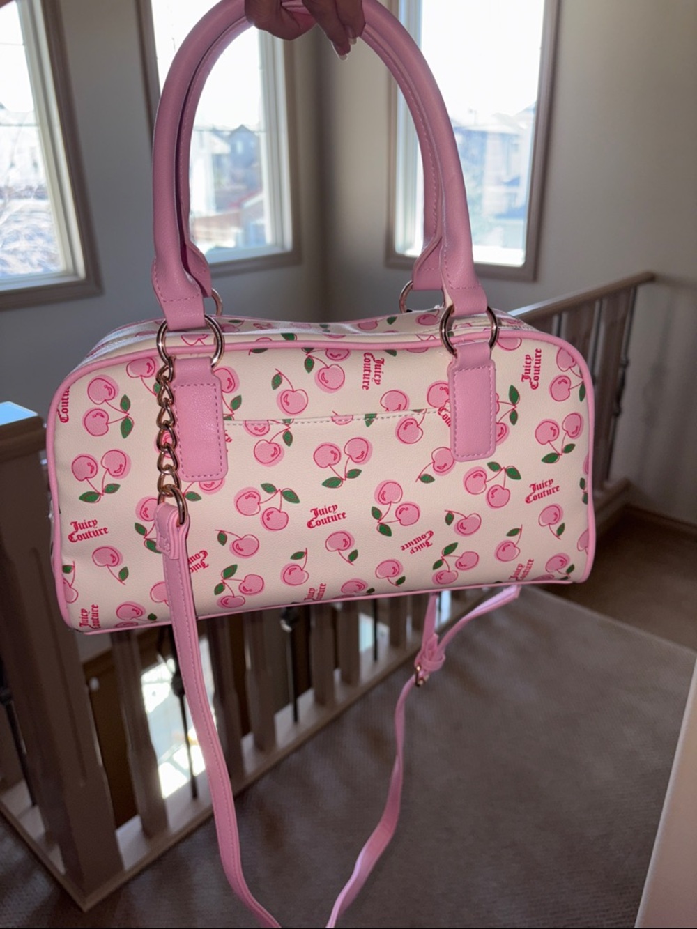 🍒 Juicy Couture Cherry Girl Satchel Purse 🇺🇸 Exclusive 🍒 - Picture 4 of 6